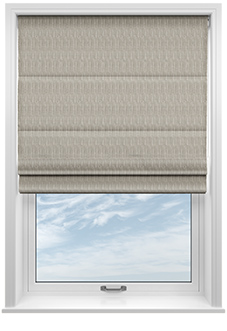 Braemar, Gull Grey - Twist&Fit Roman Blind